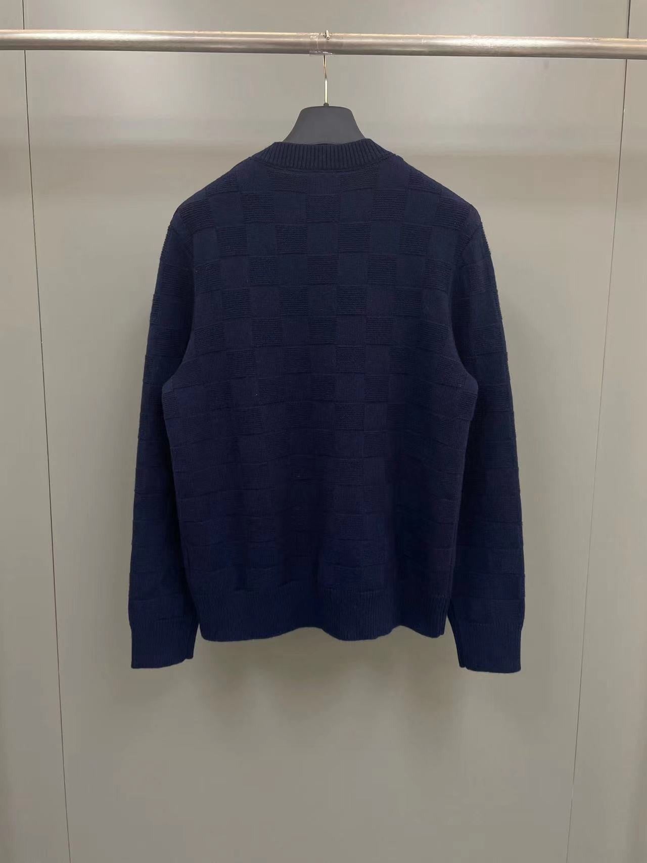 Pull ras du cou à damier perlé Louis Vuitton « #3377 »
