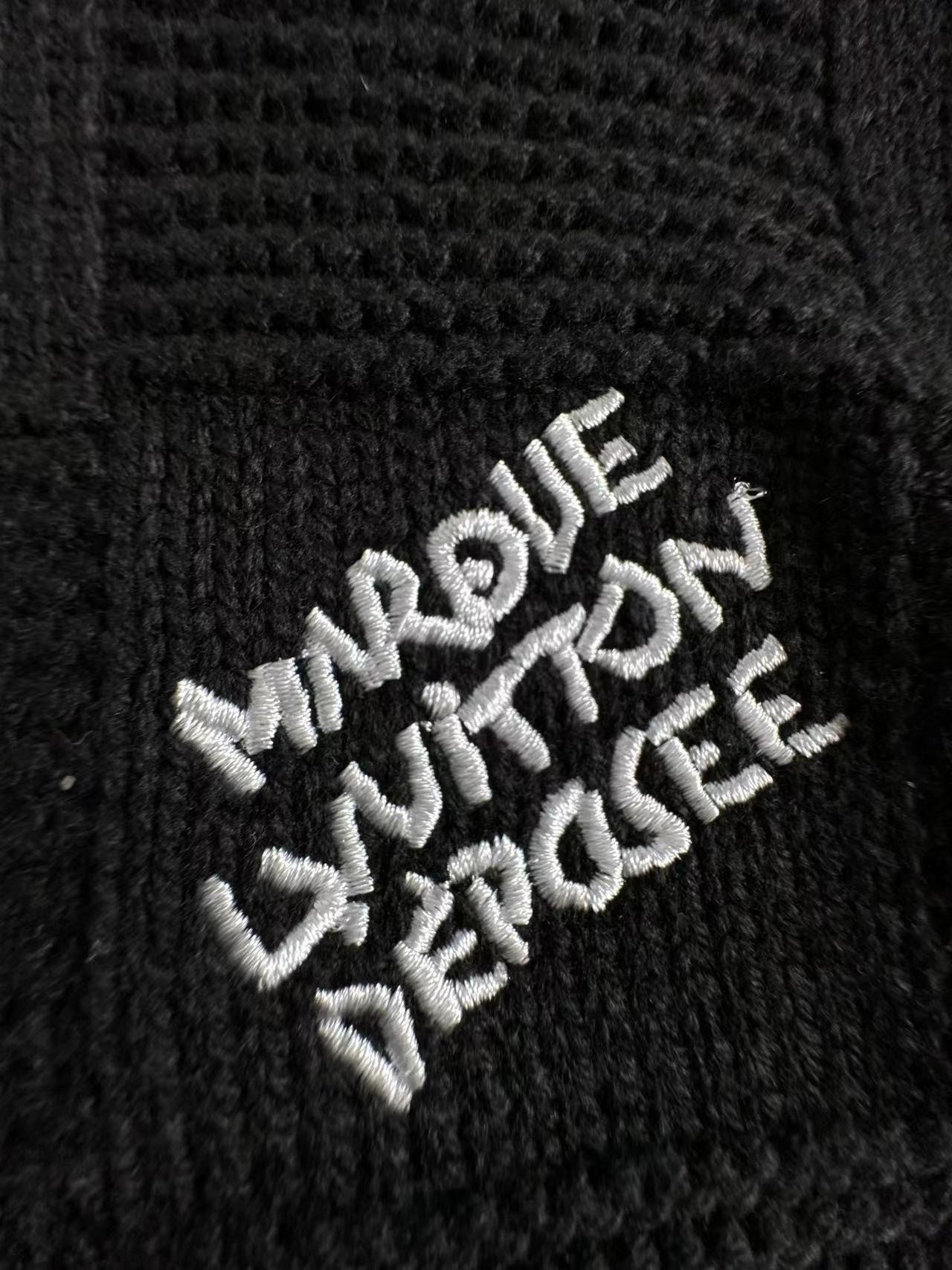 Pull ras du cou à damier perlé Louis Vuitton « #3377 »