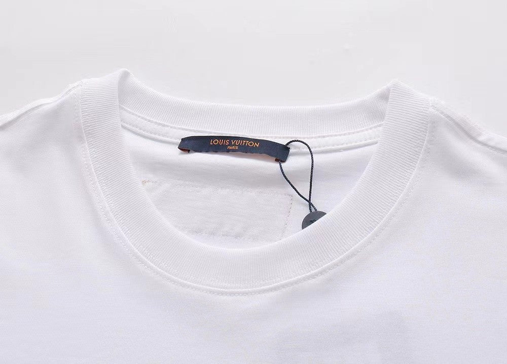 「#3405」Louis Vuitton Chemise à manches courtes imprimée citrouille