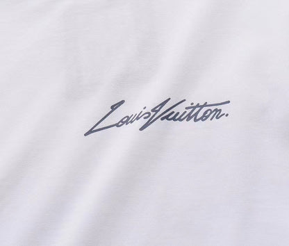 「#3405」Louis Vuitton Chemise à manches courtes imprimée citrouille