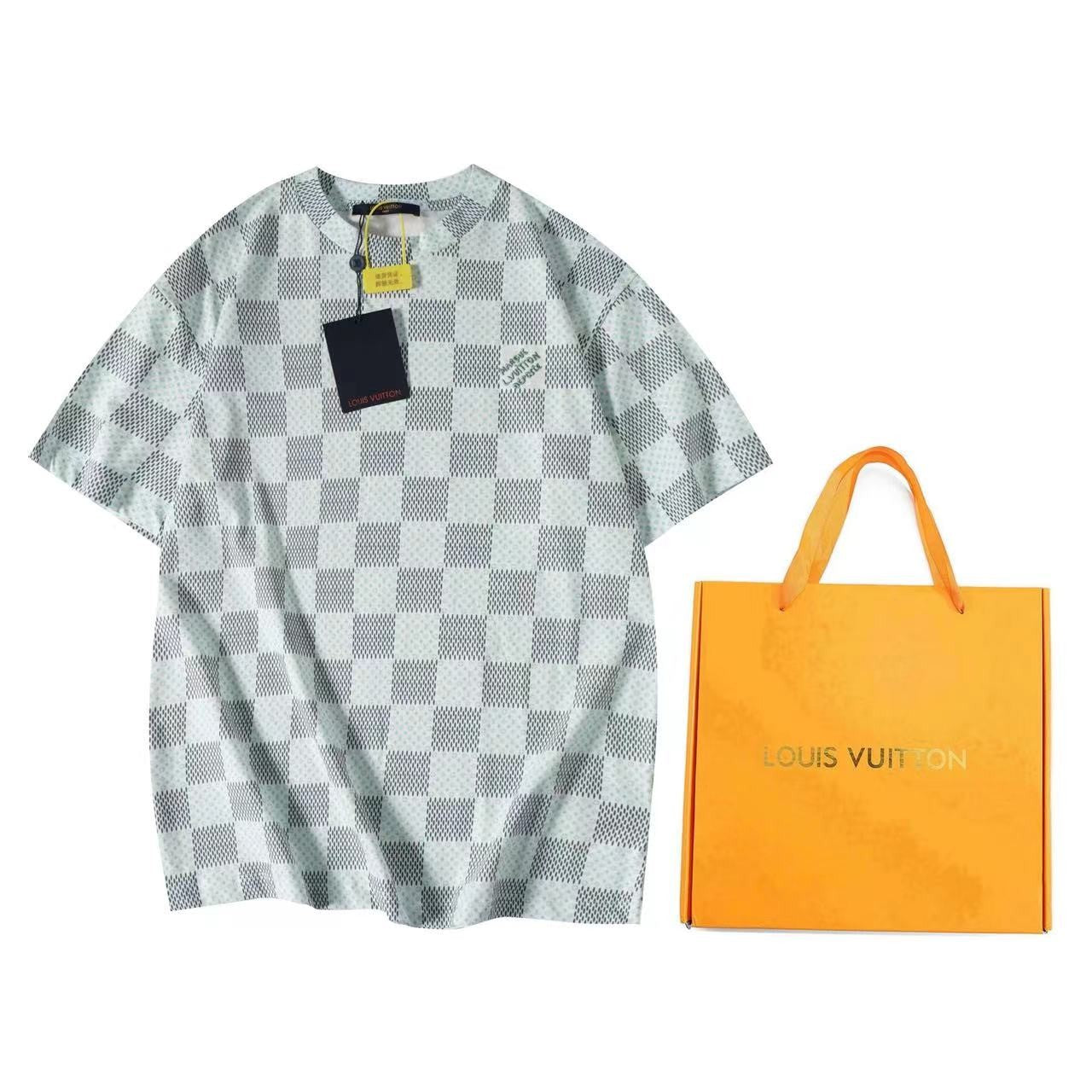 T-shirt à carreaux Louis Vuitton « #3413 »
