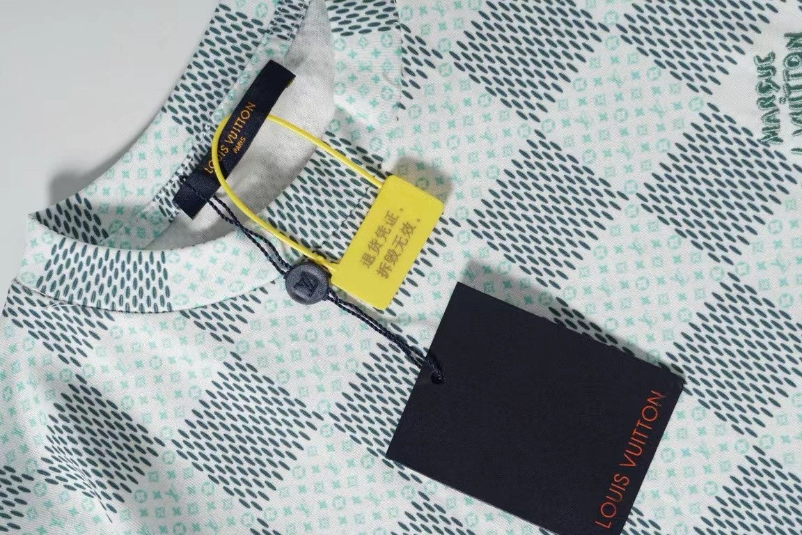 T-shirt à carreaux Louis Vuitton « #3413 »