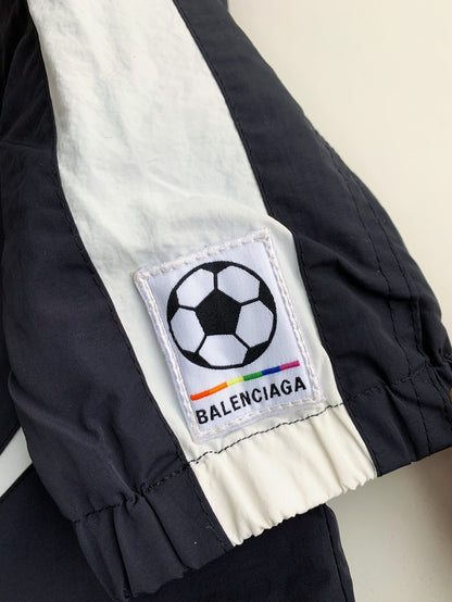 「#2233」Balenciaga patchwork team jacket