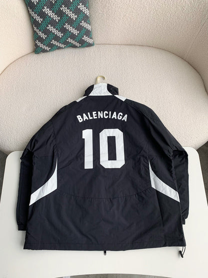 「#2233」Balenciaga patchwork team jacket