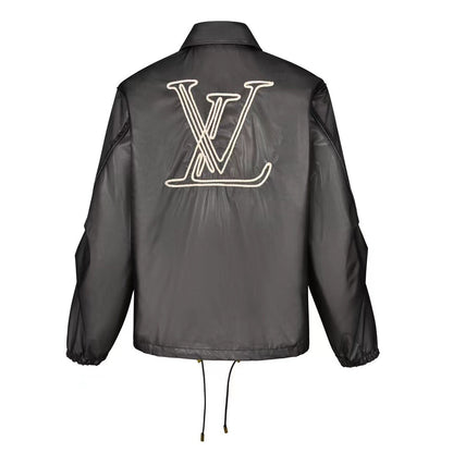 「#3561」Veste transparente à cordon de serrage Louis Vuitton 24ss collection nautique avec logo brodé