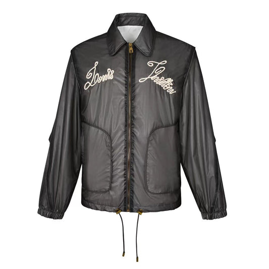 「#3561」Louis Vuitton 24ss nautical collection transparent drawstring jacket with embroidered logo