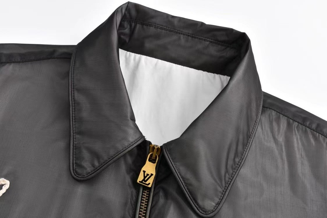 「#3561」Veste transparente à cordon de serrage Louis Vuitton 24ss collection nautique avec logo brodé
