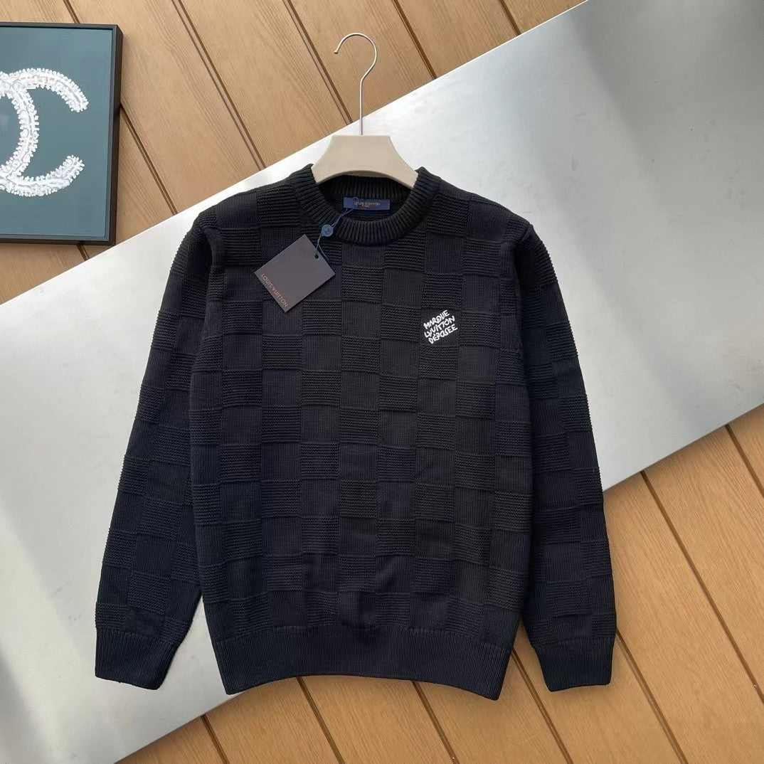 Pull jacquard à carreaux Louis Vuitton « #3580 »