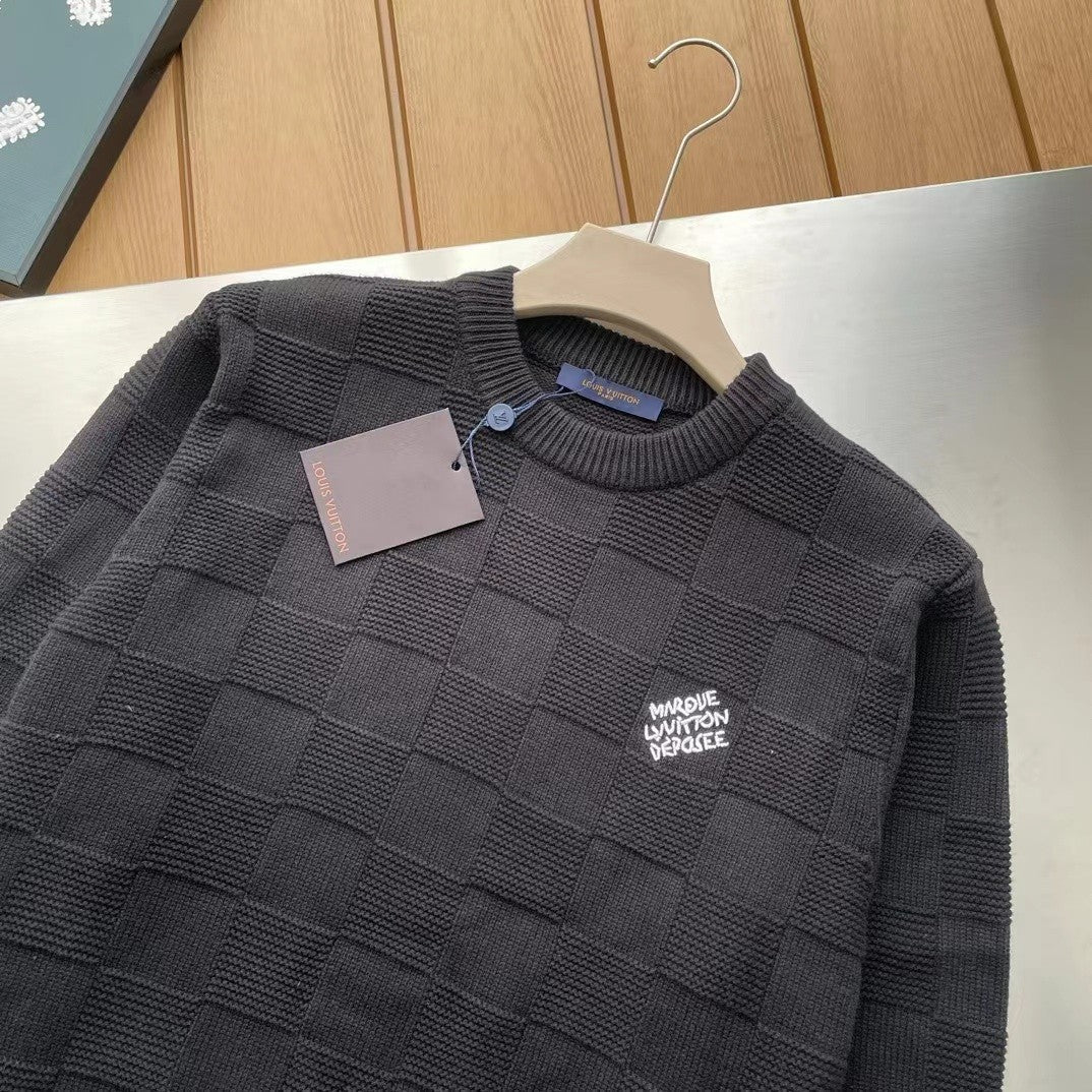 Pull jacquard à carreaux Louis Vuitton « #3580 »