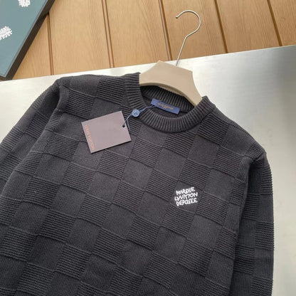 Pull jacquard à carreaux Louis Vuitton « #3580 »