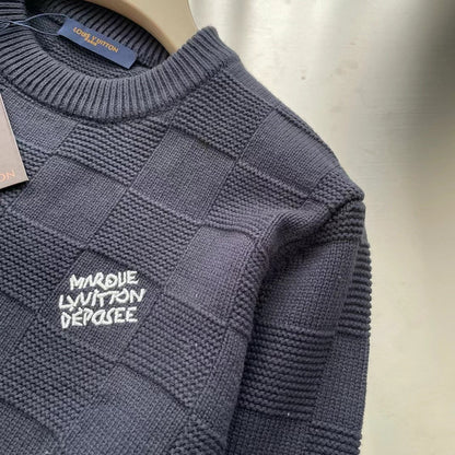 Pull jacquard à carreaux Louis Vuitton « #3580 »