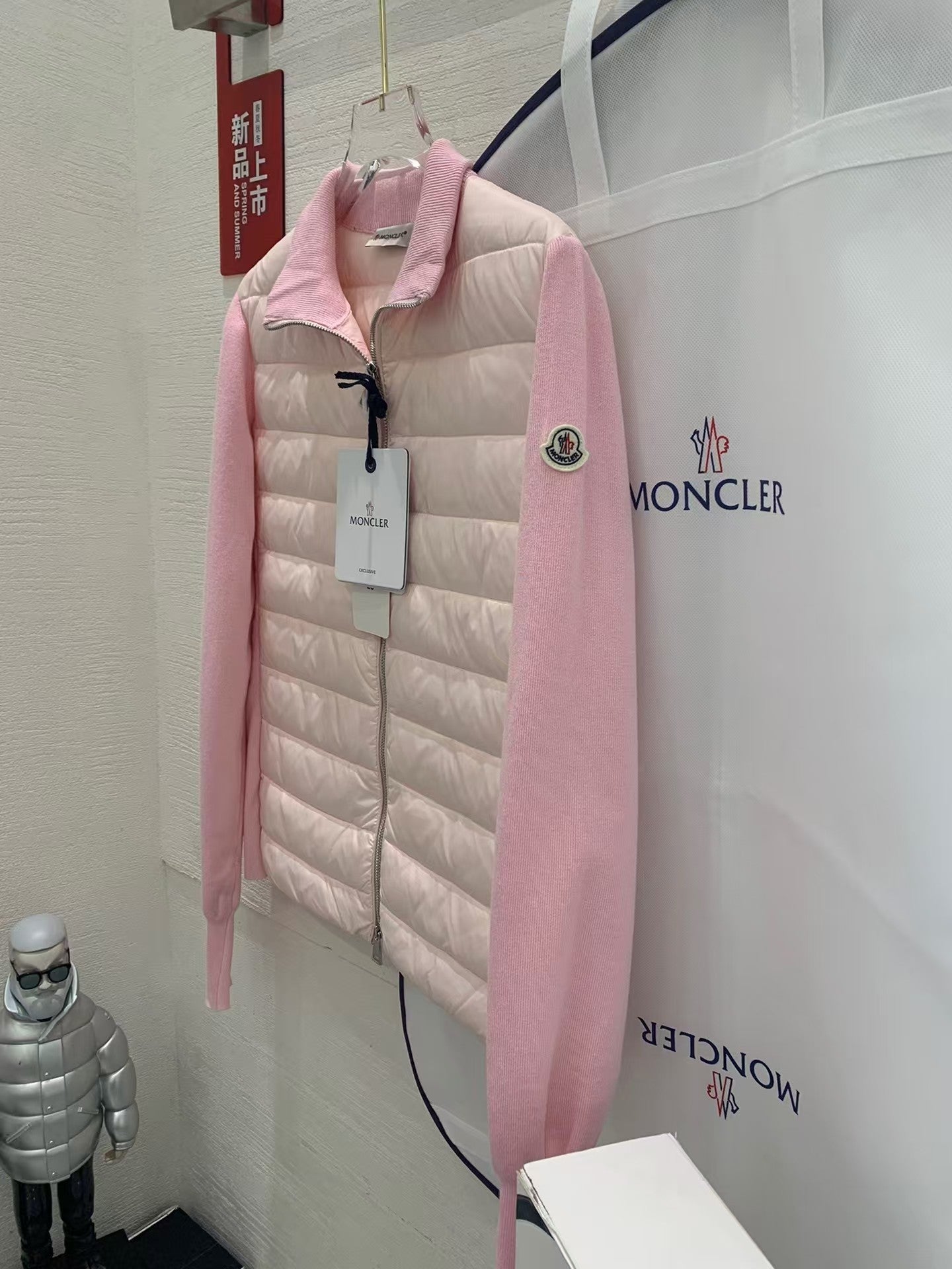 「#3625」MONCLER Autumn and Winter New Women's Knitted Down Sweater