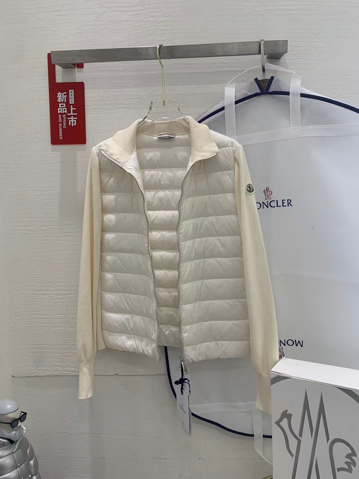 「#3627」MONCLER Autumn and Winter New Women's Knitted Down Sweater