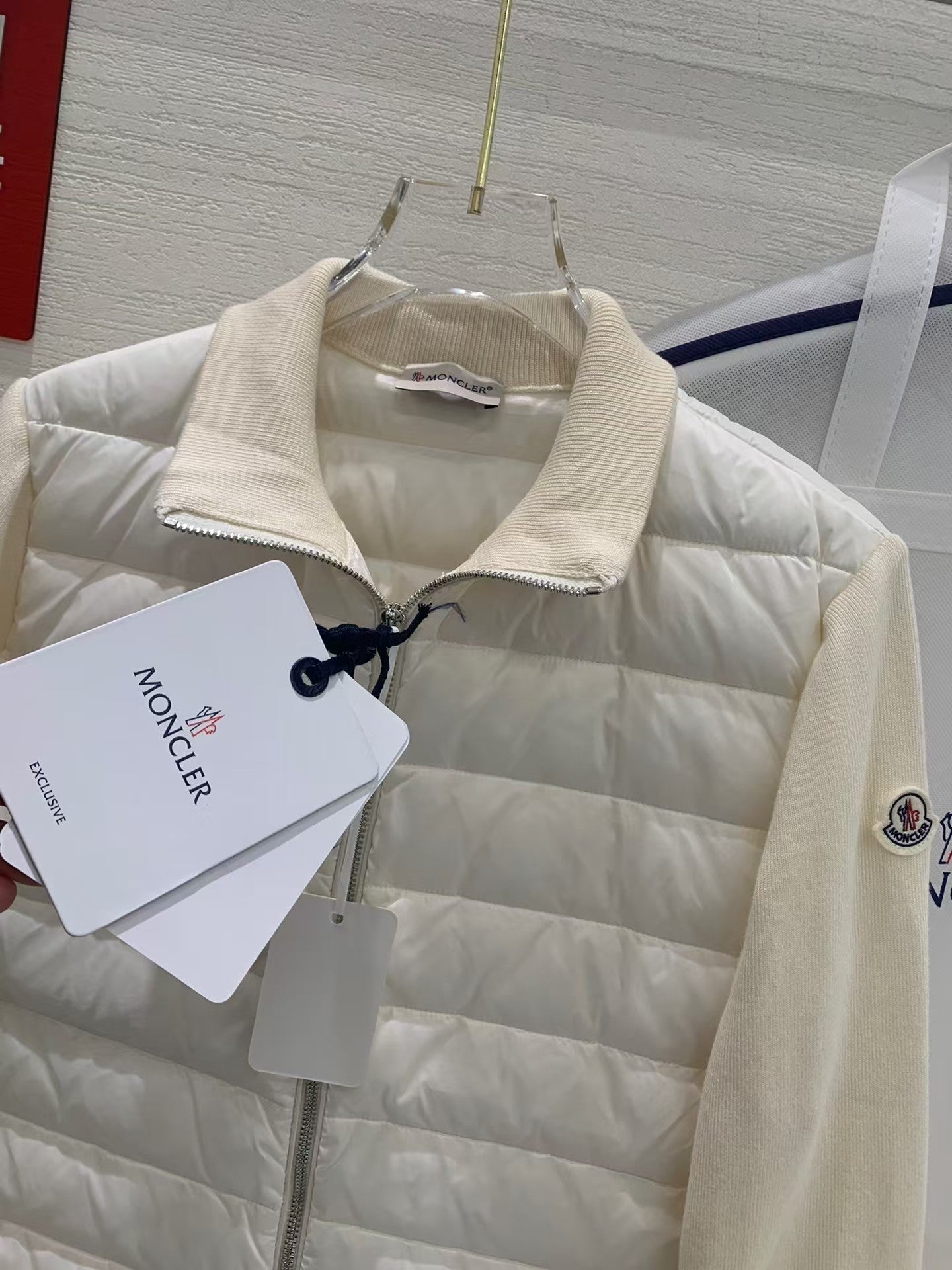 「#3627」MONCLER Autumn and Winter New Women's Knitted Down Sweater