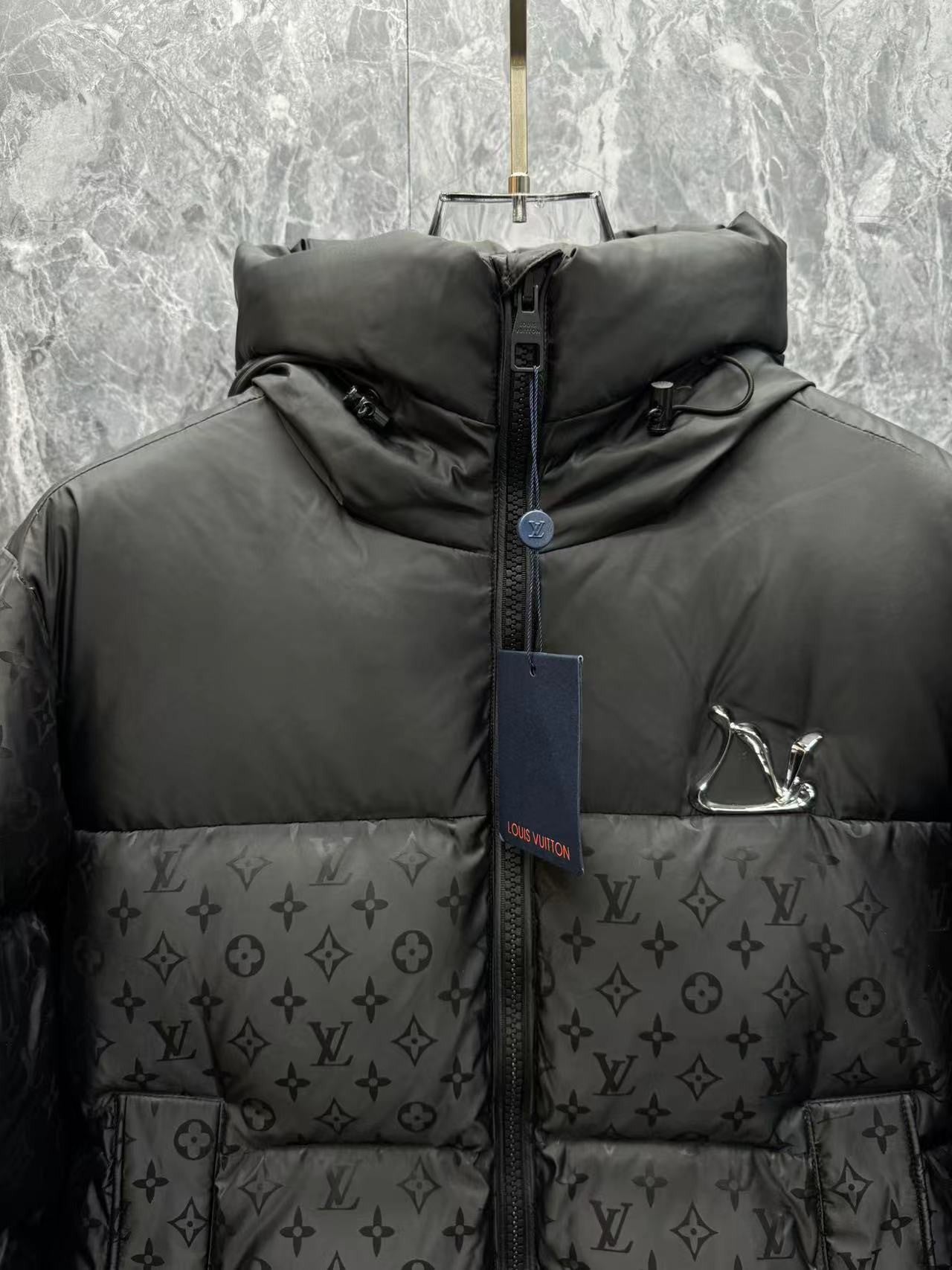 「#3645」lv 24 nouvelle doudoune à capuche