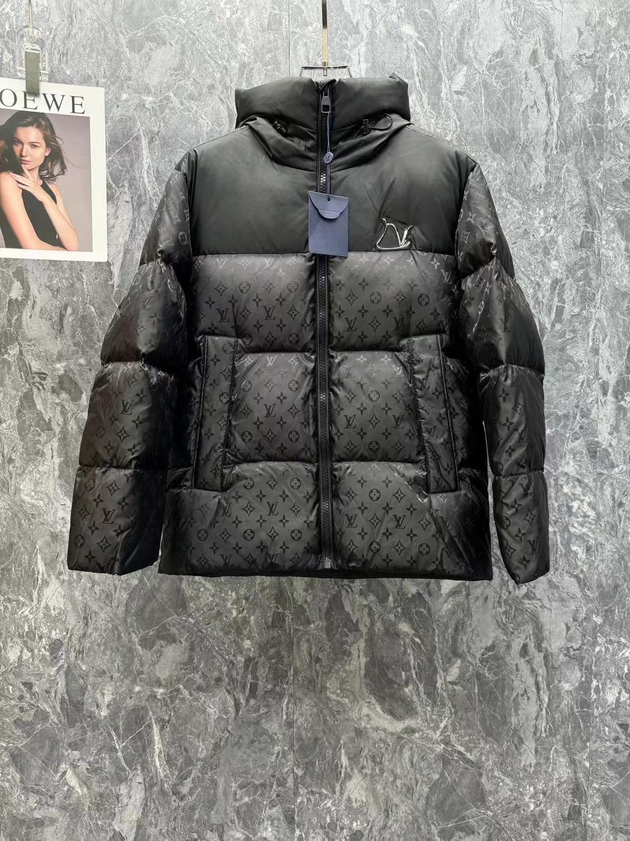「#3645」lv 24 nouvelle doudoune à capuche