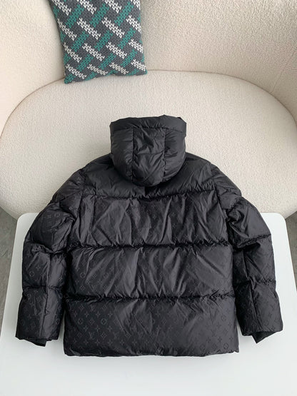 「#3650」Louis Vuitton logo labeled down jacket