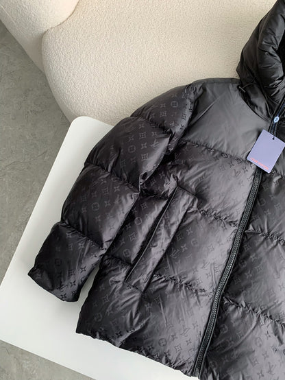 「#3650」Louis Vuitton logo labeled down jacket