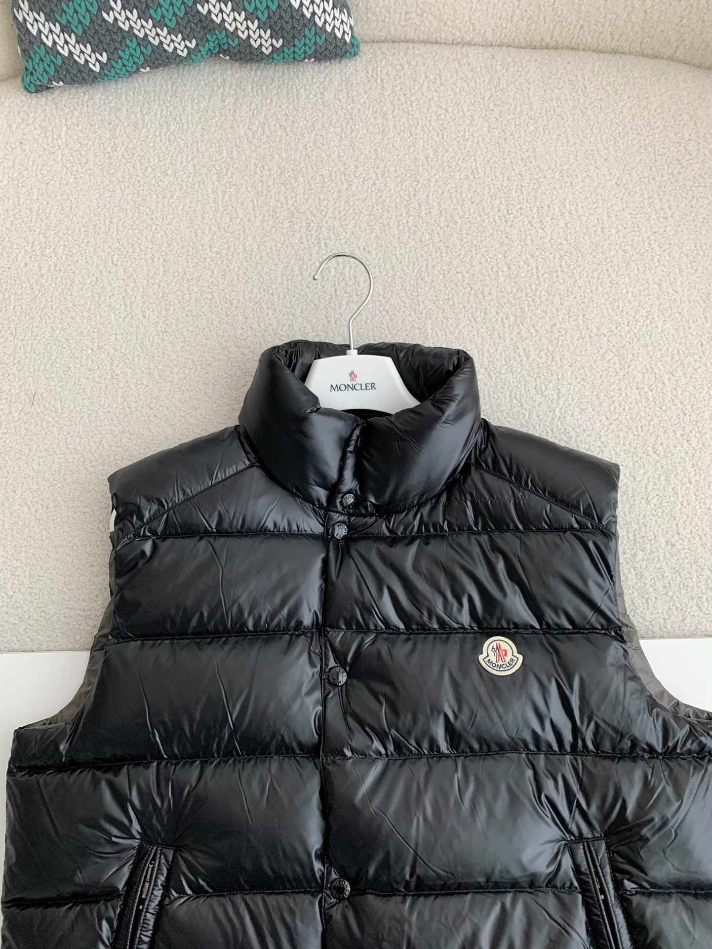 「#3663」Moncler down stand collar vest