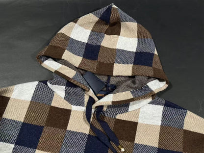 Sweat à capuche à damier 「#3676」24lv