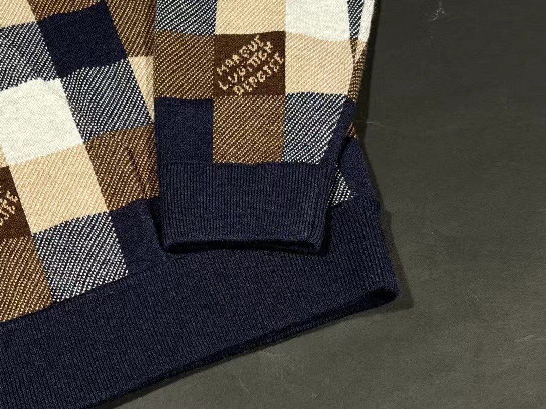 Sweat à capuche à damier 「#3676」24lv
