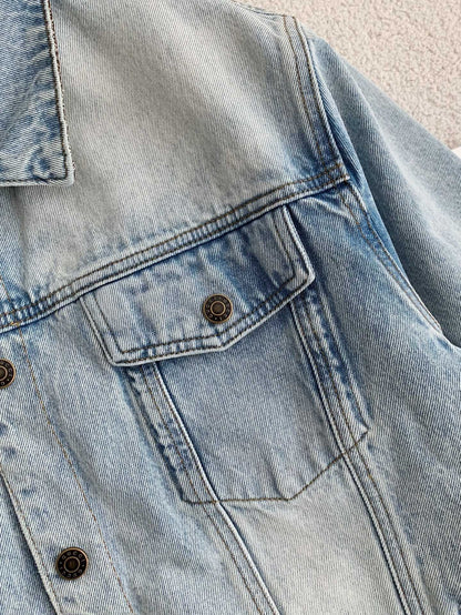 「#3264」Gucci 24 new double-sided Jean Jacket