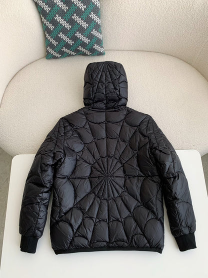 「#3693」Moncler FW22 Spider-Man Zip Hooded Down Jacket