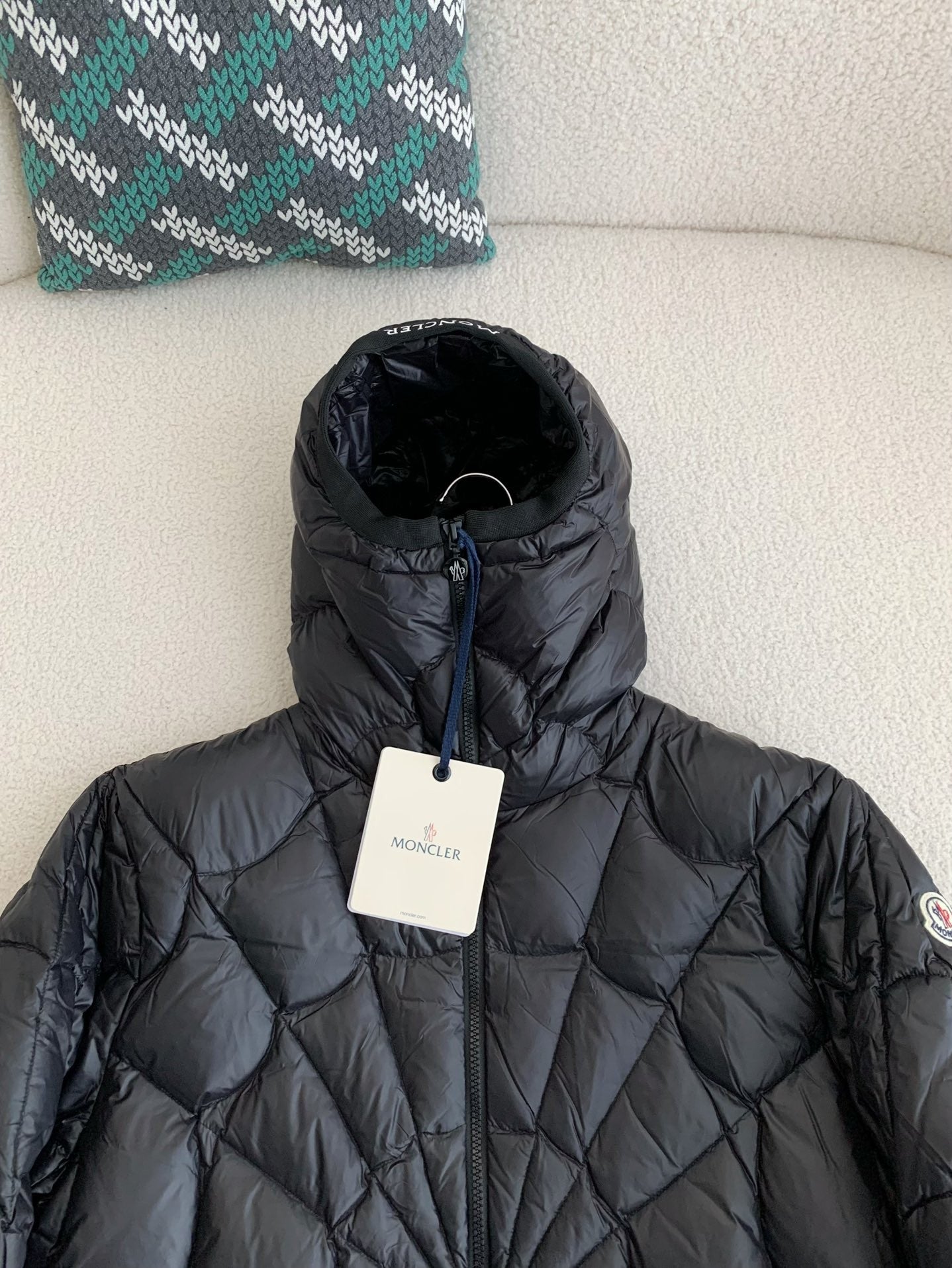 「#3693」Moncler FW22 Spider-Man Zip Hooded Down Jacket