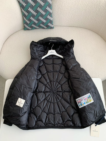 「#3693」Moncler FW22 Spider-Man Zip Hooded Down Jacket