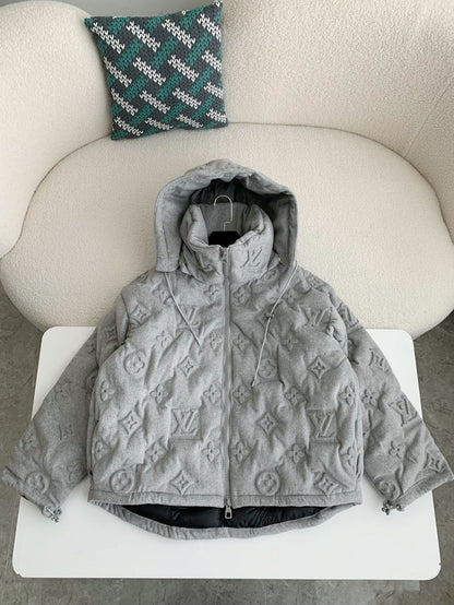 「#3714」Louis Vuitton zip hooded jacket