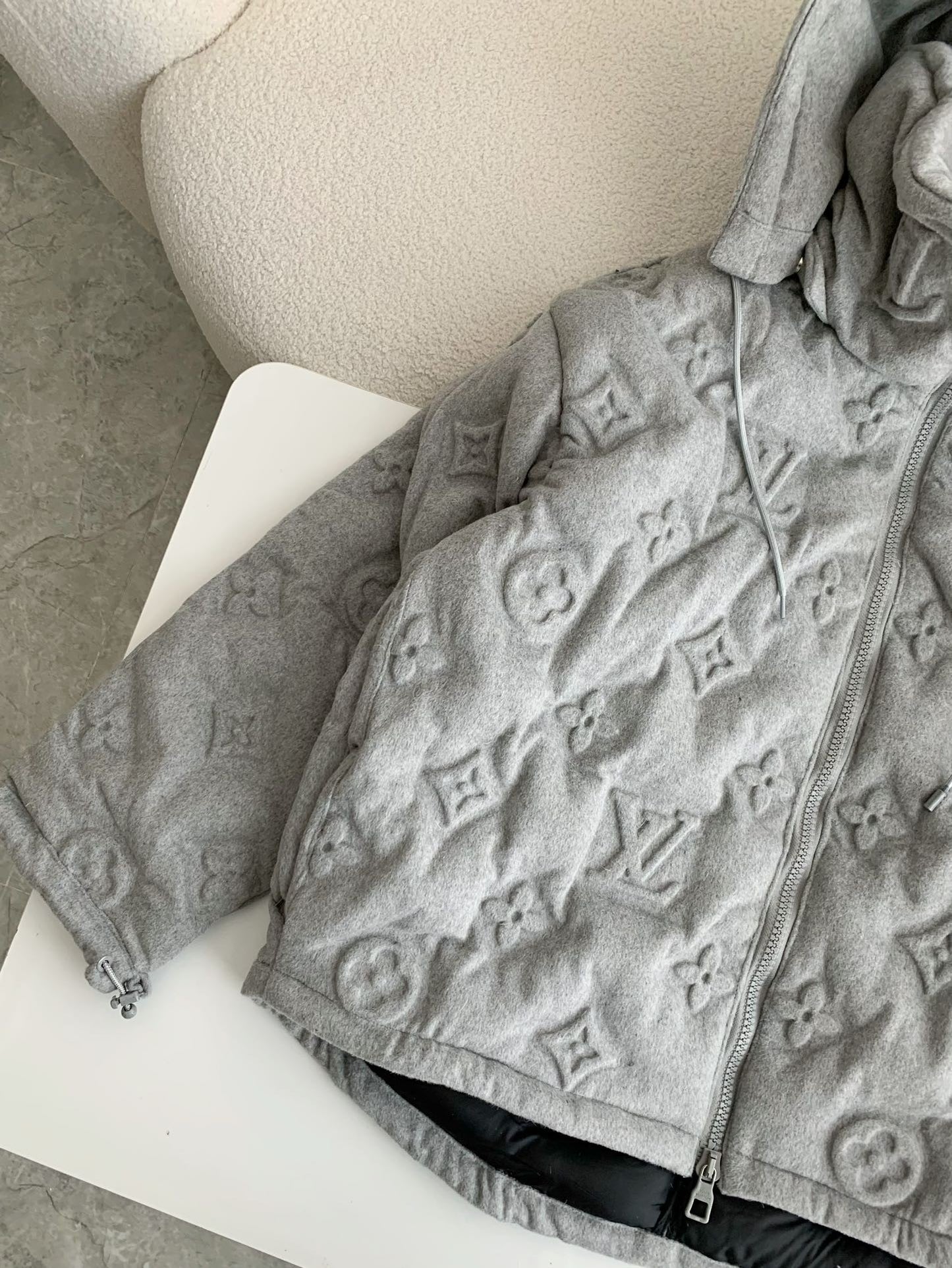 「#3714」Louis Vuitton zip hooded jacket