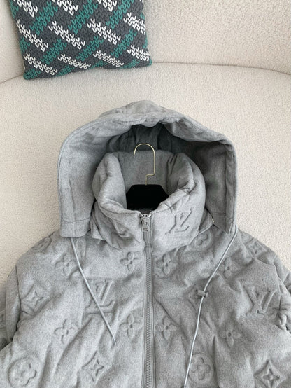 「#3714」Louis Vuitton zip hooded jacket