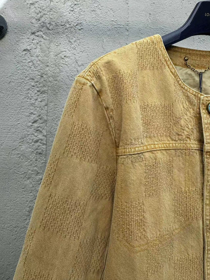 Veste en jean à damier vintage Louis Vuitton « #3801 »