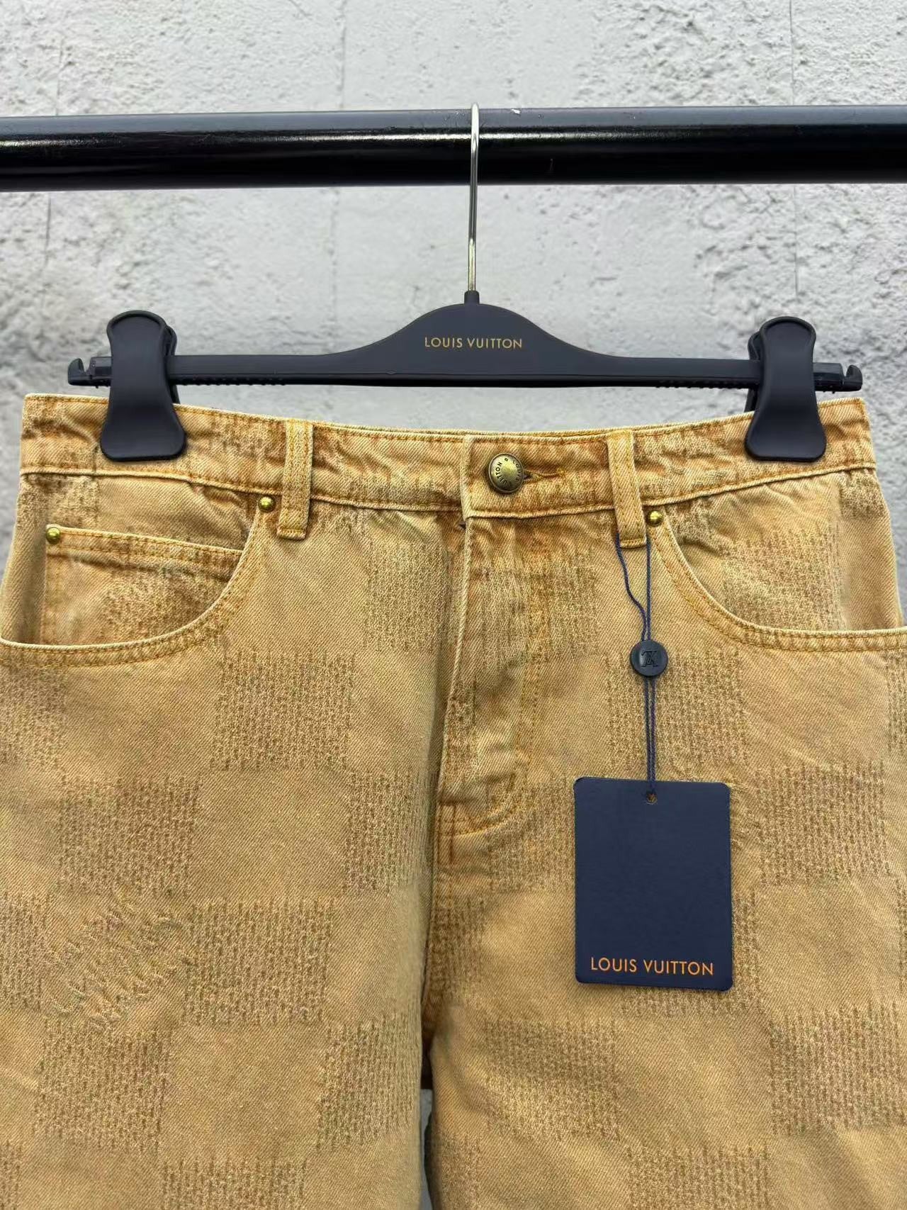 「#3802」Jean à damier vintage Louis Vuitton