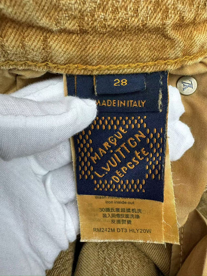 「#3802」Jean à damier vintage Louis Vuitton