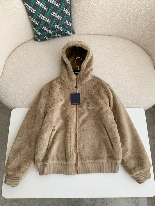 「#3511」New, LV reversible wool and sheepskin jacket