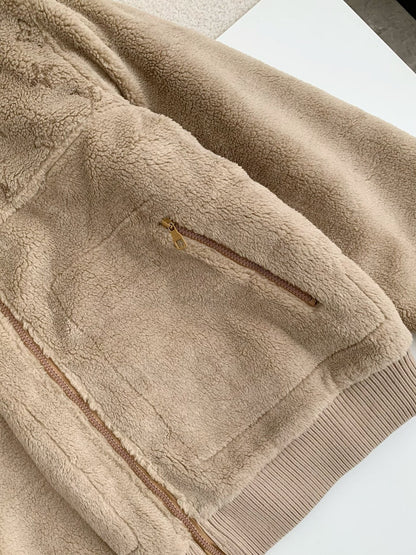 「#3511」Nouvelle veste réversible LV en laine et peau de mouton