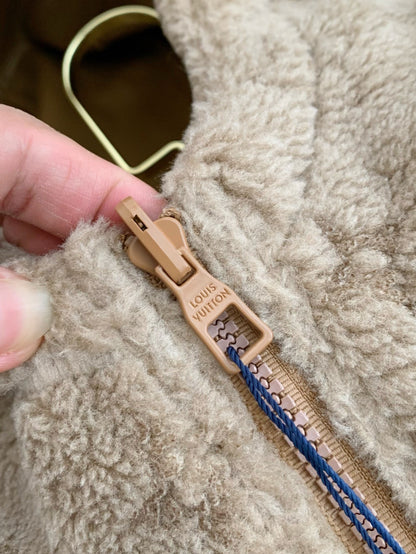 「#3511」Nouvelle veste réversible LV en laine et peau de mouton