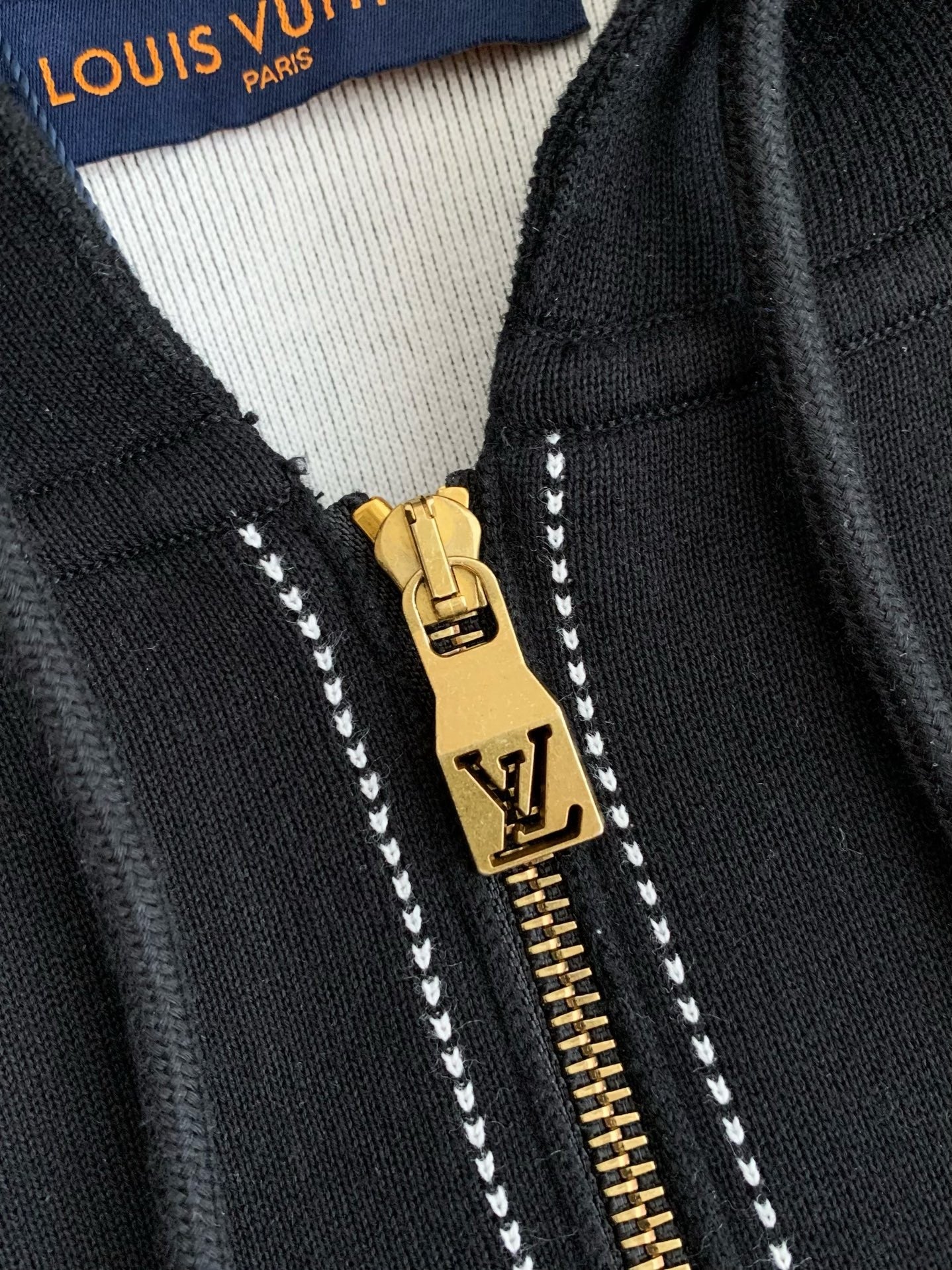 「#3850」Louis Vuitton SS24 Logo Inlaid flower zipper sweatshirt Jackets