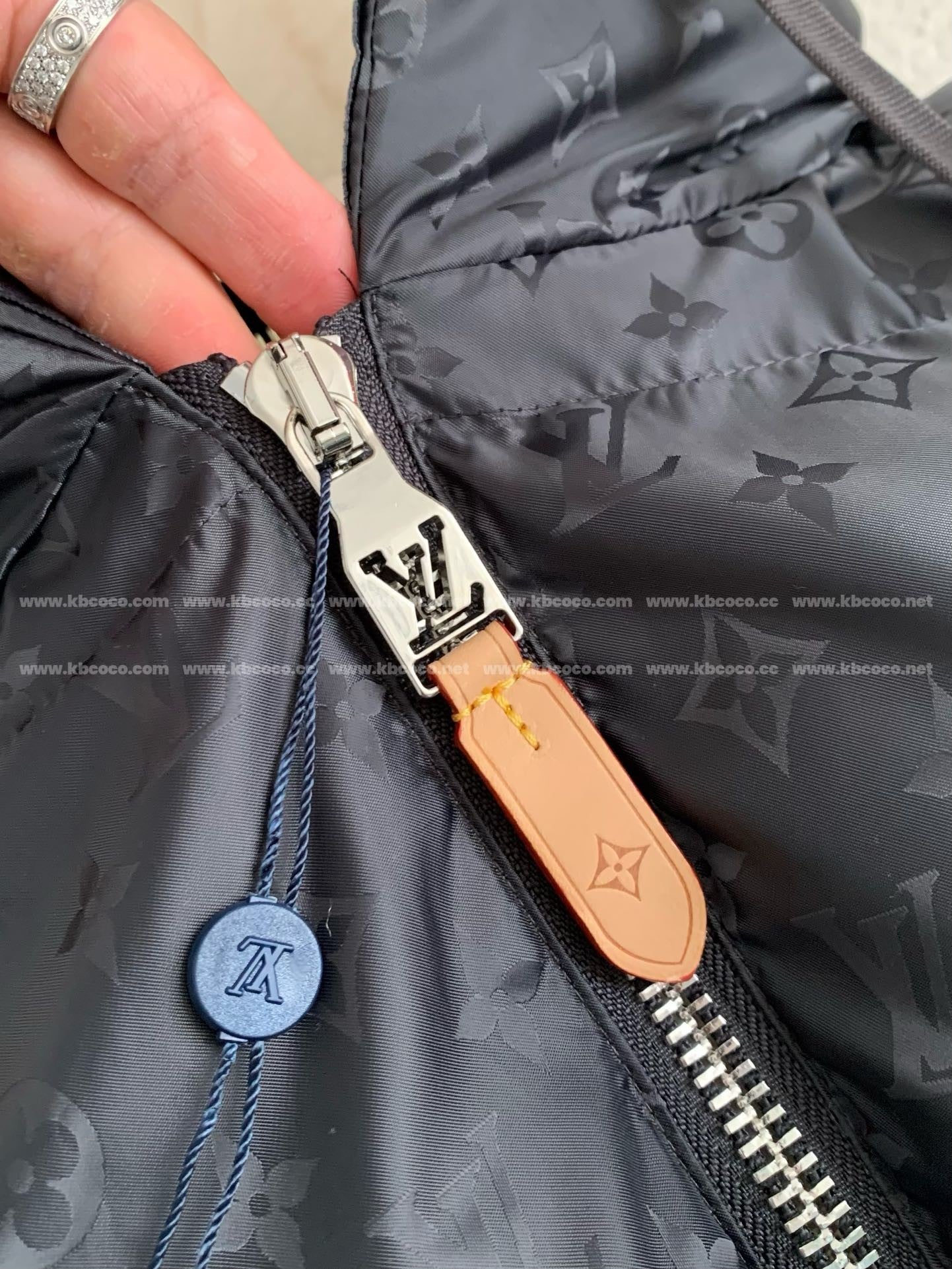 「#3961」LOUIS VUITTON Skiing Series FW24 Printed Hooded Cotton-Padded Jacket