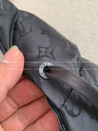 「#3961」LOUIS VUITTON Skiing Series FW24 Printed Hooded Cotton-Padded Jacket