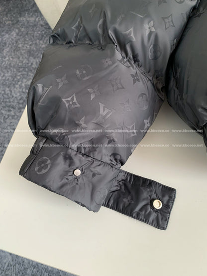 「#3961」LOUIS VUITTON Skiing Series FW24 Printed Hooded Cotton-Padded Jacket