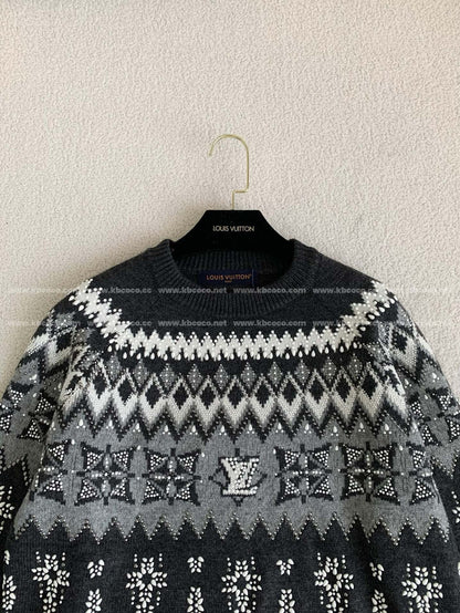 Pull col rond Louis Vuitton Ski Collection AH24, n° 3969