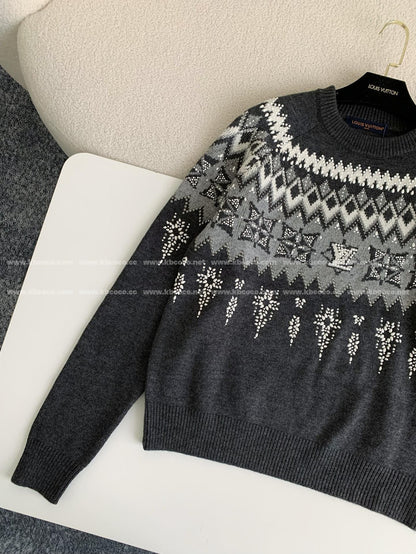 Pull col rond Louis Vuitton Ski Collection AH24, n° 3969