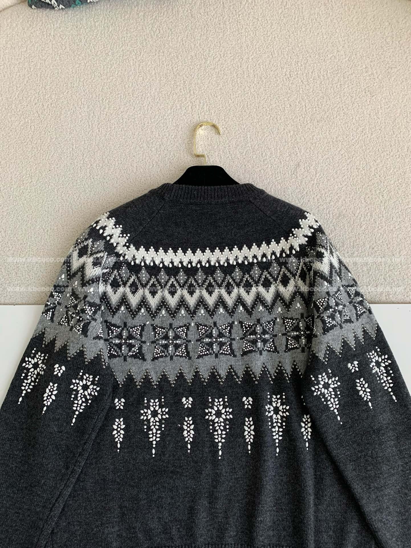 Pull col rond Louis Vuitton Ski Collection AH24, n° 3969