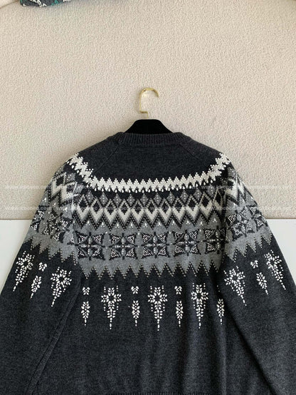 Pull col rond Louis Vuitton Ski Collection AH24, n° 3969
