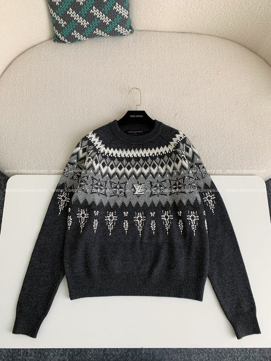 「#3969」Louis Vuitton Ski Collection FW24 Round Neck Sweater