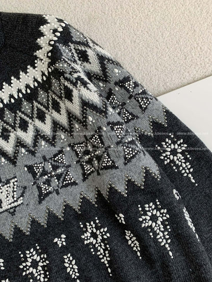 Pull col rond Louis Vuitton Ski Collection AH24, n° 3969