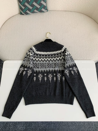 Pull col rond Louis Vuitton Ski Collection AH24, n° 3969
