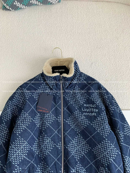 「#3979」Louis Vuitton SS25 Pre-Spring collection, Logo letter stripe jacket